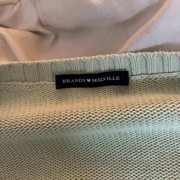 ‼️END OF SUMMER SALE ‼️
Brandy Melville Soft Green Baby Doll Cardigan - Picture 3 of 4